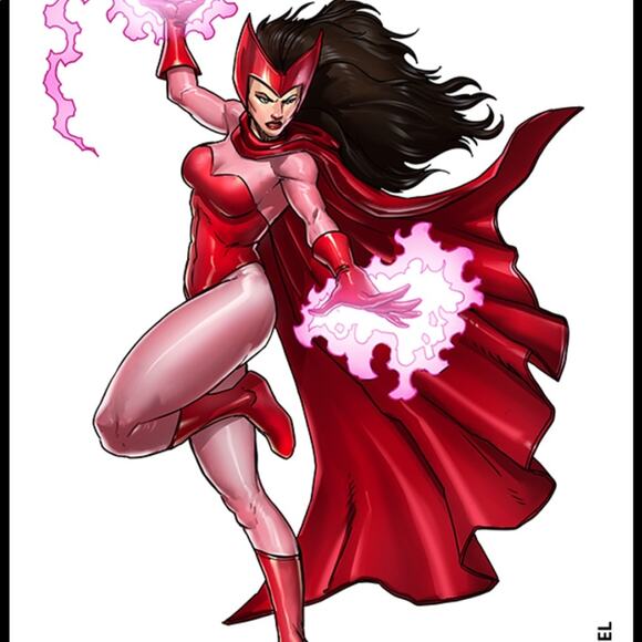 Scarlet witch cosplay costume - Picture 2 of 9
